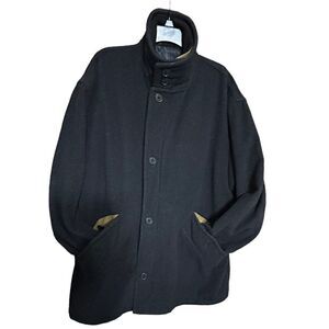 Vintage Savoy Taylor’s Guild Wool Blend Double Layered Men’s Peacoat Size Large